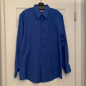 Van Heusen 16.5-32/33 Large Fitted Dress Shirt